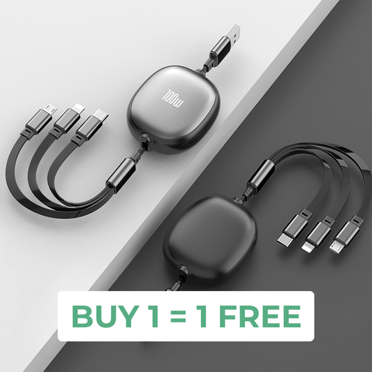 NEW 3-in-1 Retractable USB Cable