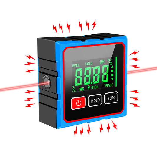 Digital Angle Gauge with Laser Level